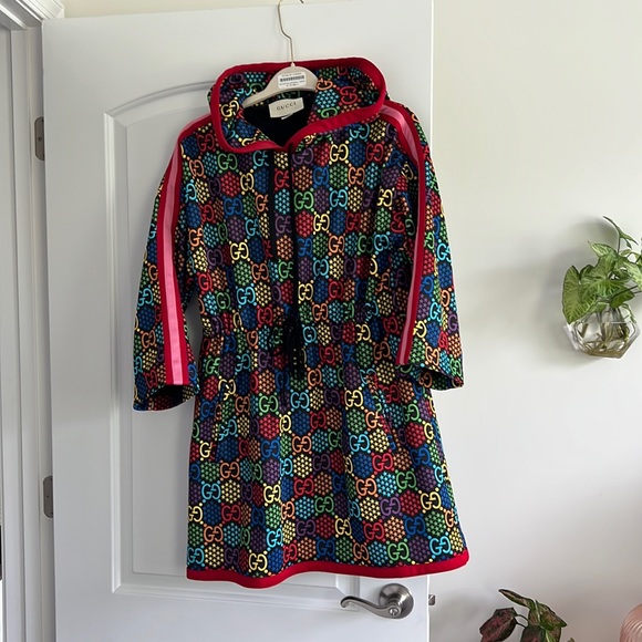 Gucci Jackets & Blazers - Gucci psychedelic track dress/ hoodie